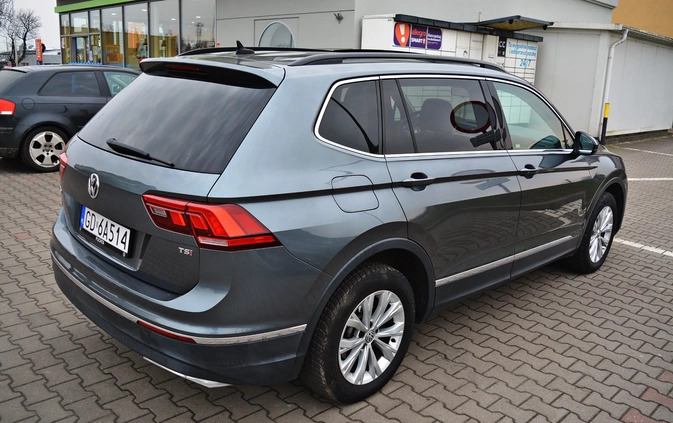 Volkswagen Tiguan Allspace cena 83900 przebieg: 154900, rok produkcji 2017 z Łazy małe 326